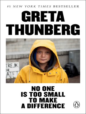 greta thunberg book no one is too small