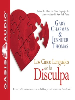 Los Cinco Lenguajes De La Disculpa By Gary Chapman Overdrive