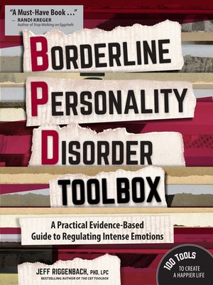 Borderline Personality Disorder Toolbox by Jeff Riggenbach ...