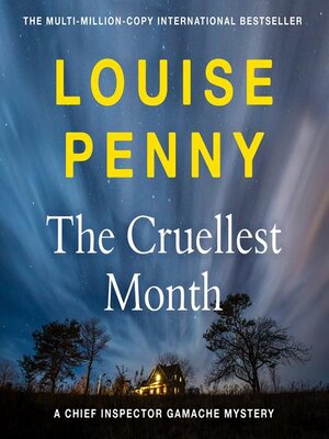The Chief Inspector Gamache Series, Books 1-3: Still Life, A Fatal Grace,  and The Cruelest Month (Chief Inspector Gamache Boxset Book 1) - Kindle  edition by Penny, Louise. Mystery, Thriller & Suspense