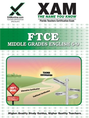 Ftce Middle Grades English 5 9 By Sharon Wynne Overdrive - 