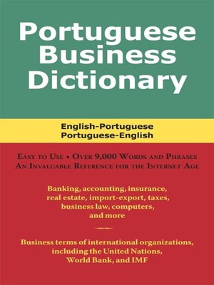 Portuguese Business Dictionary by Morry Sofer · OverDrive: ebooks ...