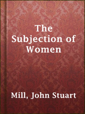 the subjection of women book