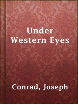 Ebook Under Western Eyes By Joseph Conrad