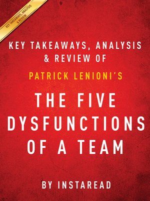 the five dysfunctions of a team book