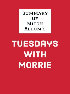 Tuesdays with Morrie by Mitch Albom (ebook)