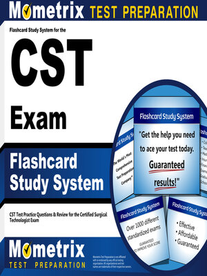 Flashcard Study System for the CST Exam by Mometrix Surgical Technology ...