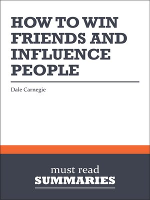 how to win friends and influence people sparknotes