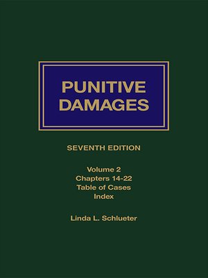 Punitive Damages by Linda L Schlueter · OverDrive: ebooks audiobooks