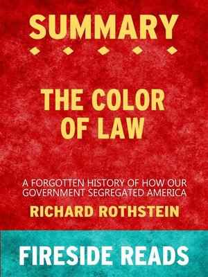 The Color of Law by Richard Rothstein