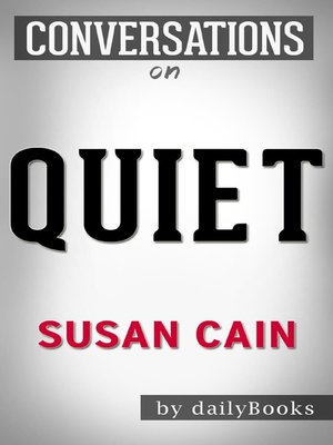 Quiet By Susan Cain Overdrive Rakuten Overdrive Ebooks