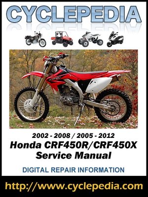 2006 honda crf450r service manual pdf