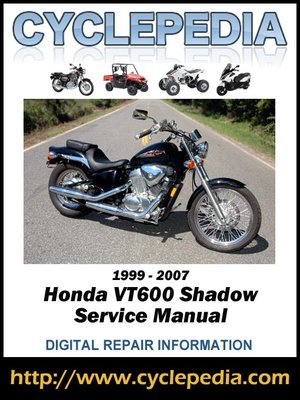 Honda VT600CD Shadow VLX & VLX Deluxe 1999-2007 Service Manual by ...