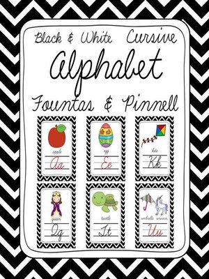 alphabet chart with pictures black and white