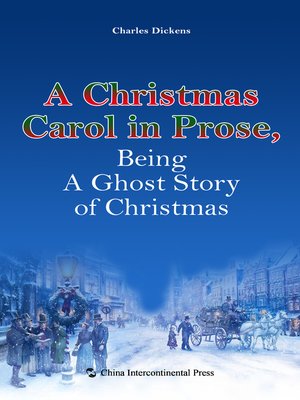a christmas carol in prose being a ghost story of christmas a ae a christmas carol in prose being a ghost story of christmas a ae e c i
