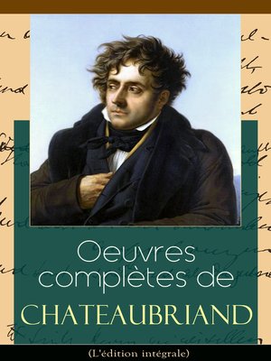 Oeuvres Complètes De Chateaubriand - Édition 1859 Avec étude De Sainte-Beuve