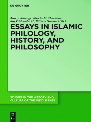 Wonder Of Science Essay Essays In Islamic Philology History And Philosophy By Alireza Korangy Overdrive Rakuten Overdrive Ebooks Audiobooks And Videos For Libraries How To Start A Proposal Essay also Help Writing Essay Paper Essays In Islamic Philology History And Philosophy By Alireza The Yellow Wallpaper Critical Essay