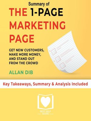 Summary of The 1-Page Marketing Plan: Get New Customers, Make More ...