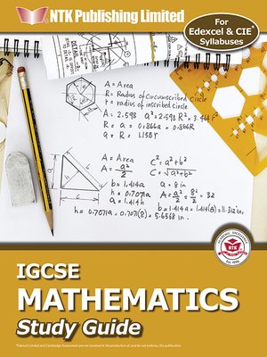 Igcse Mathematics Study Guide For Edexcel Cie Syllabuses By Ollerearnshaw David Overdrive Ebooks Audiobooks And More For Libraries And Schools