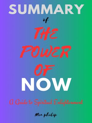 Summary of the Power of Now by Summareads Media · OverDrive: ebooks,  audiobooks, and more for libraries and schools