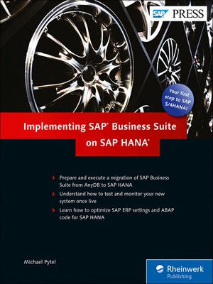 Implementing Sap Business Suite On Sap Hana By Michael Pytel Overdrive Ebooks Audiobooks And Videos For Libraries And Schools