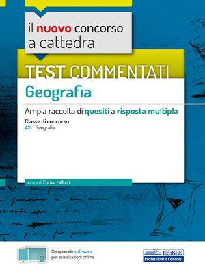 Edises Concorso a cattedra Test commentati per il Sostegno didattico nella  scuola dell'Infanzia e Primaria