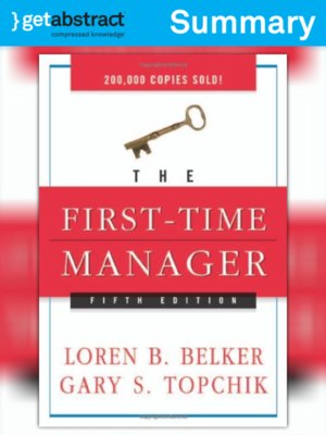 a crash course for the first time manager or supervisor
