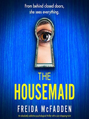 The Housemaid book cover with dark background