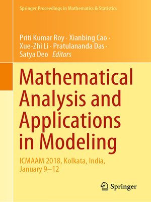 Mathematical Analysis and Applications in Modeling by Priti Kumar Roy ...