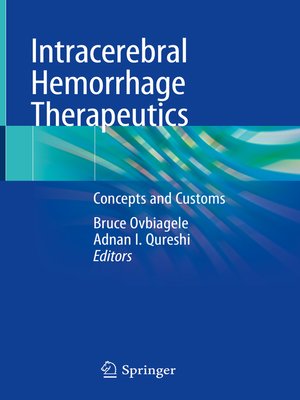 Intracerebral Hemorrhage Therapeutics by Bruce Ovbiagele · OverDrive ...