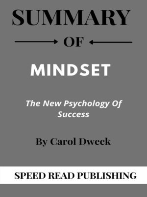 Mindset by Carol Dweck · OverDrive: ebooks, audiobooks, and more for  libraries and schools