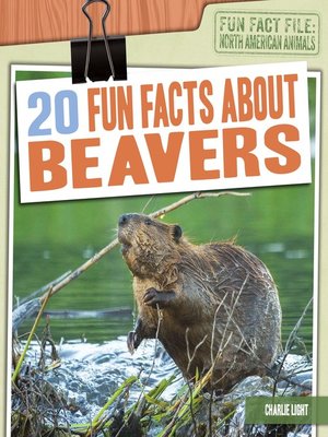 20 Fun Facts About Beavers by Charlie Light · OverDrive: ebooks ...