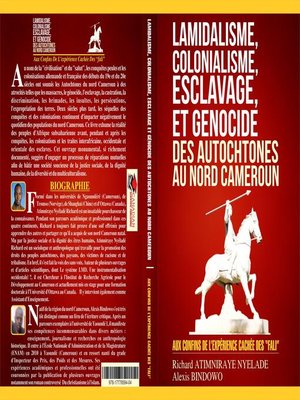 eBook - Lamidalisme, colonialisme, esclavage et génocide des ...