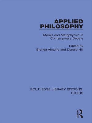 Applied Philosophy by Brenda Almond · OverDrive: Free ebooks ...