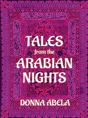 Tales of the Arabian Nights book cover Illustration