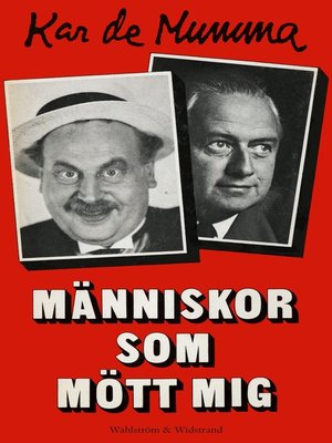 Människor som mött mig by Erik Zetterström · OverDrive: ebooks ...